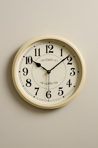 OEM Ivory Timehall Vintage Wall Clock