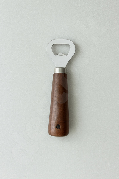 Destpak Acacia Handle Bottle Opener - Cap Opener - Stainless Steel with Woode...