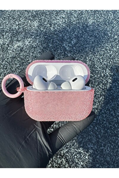 GIGIKIT Airpods Pro 2. Nesil Uyumlu Koruyucu Taşlı ve Darbe Emici Yumuşak Sil...