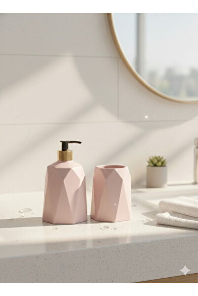 Caspian Plus 2'li Set Sıvı Sabunluk Ve Diş Fırçalık