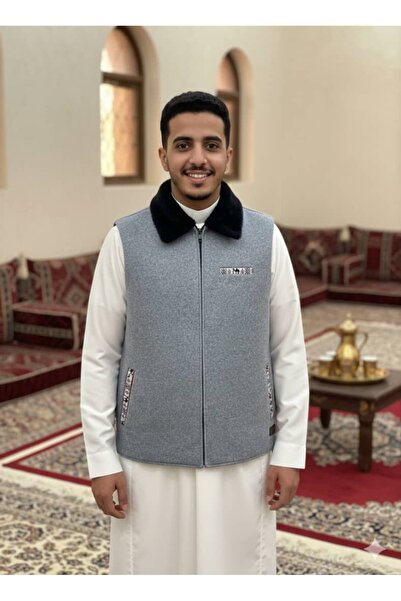 Sham سديري شتوي رجالي فاخر دبل فيس بتصميم السدو التراثي فخامة وجودة عالية