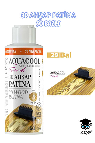 Aquacool Trend 3D AHŞAP PATİNA SU BAZLI 150 ML