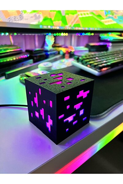 OEM Küp Minecraft Masaüstü Aydınlatma Aksesuarı