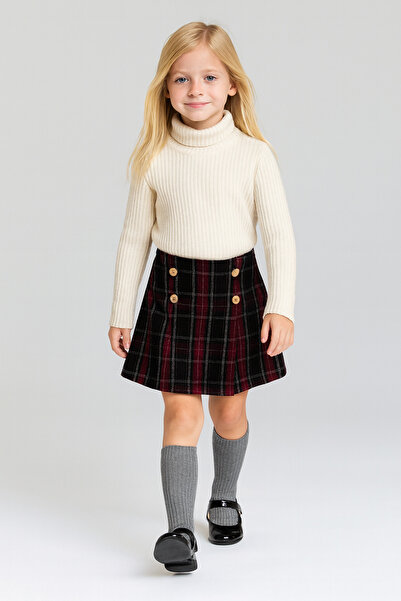 ESİLA KİDS Fusta pentru fete Fusta scurtă în carouri 4-14 ani