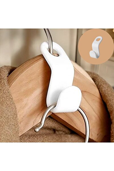 OEM Set of 10 mini hook hangers, clothes organizer, portable and sturdy, spac...