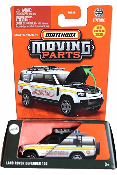 HOT WHEELS Matchbox - Land Rover Defender 130 - Moving Parts
