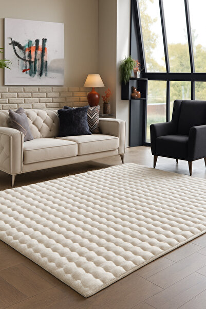 SOFT DECOR Bubble Salon Mutfak Çocuk Odası Yolluk Kaymaz Taban Halı