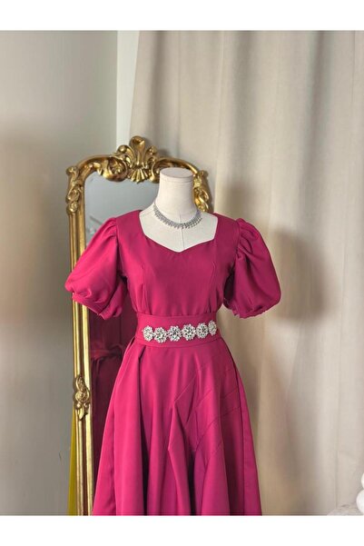 vanus fashion 6019-فستان ميدي