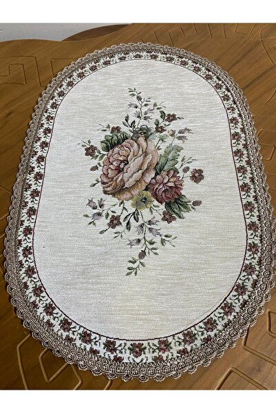 MYHOMEGOBLEN Chenille Coffee Table Cover 40X60