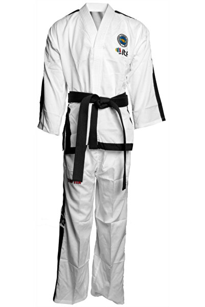 Top Ten Dobok Master Instructor "Air Deluxe", aprobat ITF, Top Ten, Alb, 170 cm