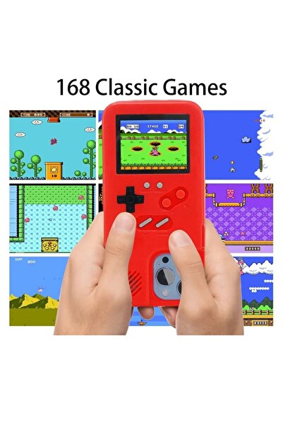 1 moda 168 OYUNLU RETRO KONSOL TASARIMLI TELEFON KILIFI 14PRO UYUMLU