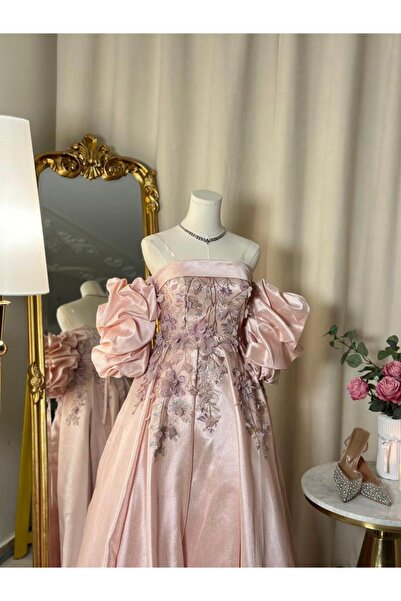 vanus fashion فستان سهرة طويل 4685