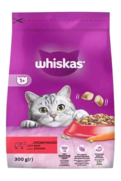 Whiskas Biftekli ve Havuçlu Yetişkin Kedi Maması 300 Gr