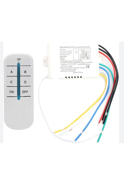 POWERR LED AYDINLATMA 4 Kanallı Avize Kumandası 220 Volt