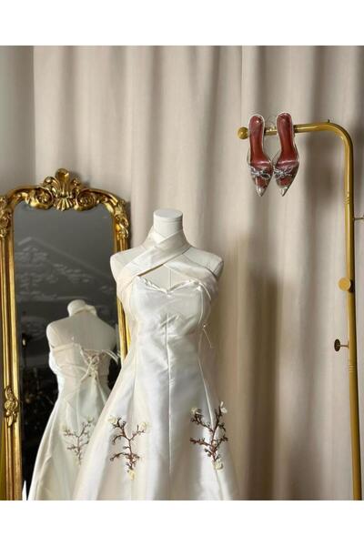 vanus fashion فستان سهرة طويل 4632