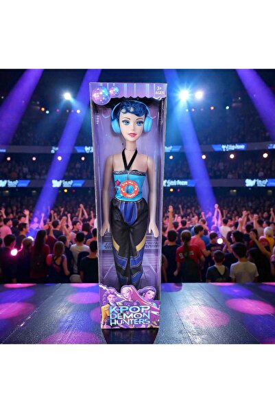 First Choice Păpușa Zoey K-pop Demon Hunters, înaltă de 60 cm, cântă melodii. păpusă faimoasă Zoey