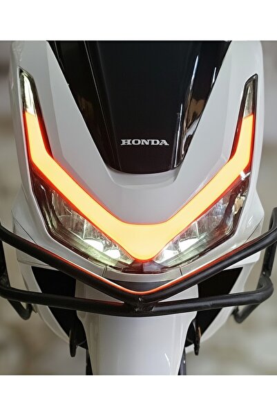 MotoFolyocum Honda Pcx 2025 Far Filmi Folyo Turuncu