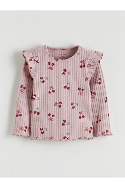 LC Waikiki LCW baby Kiraz Baskılı Kız Bebek Bluz