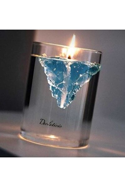 Genericc شمعة جل الثلج الزرقاء من إيشراكو