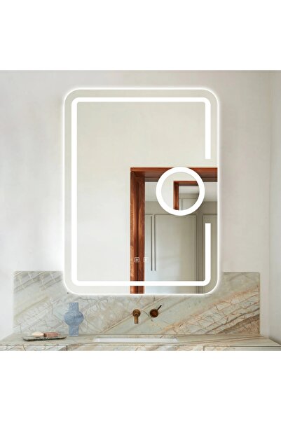 OEM Καθρέφτης LED με σύστημα αποθάμβωσης και μεγεθυντικό φακό 60x80cm Neris