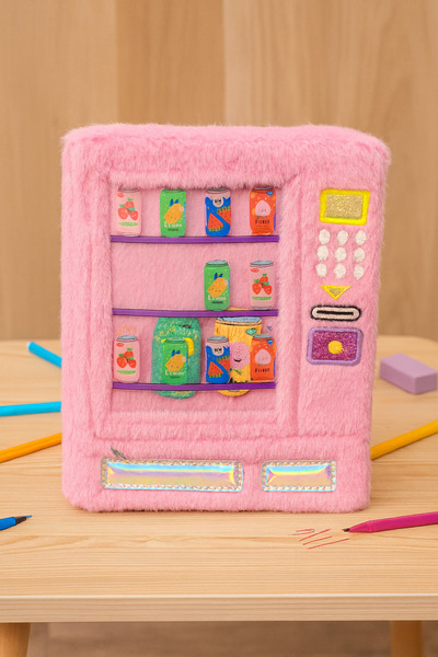 uğurlu dükkan دفتر ملاحظات فخم بمفهوم خزانة كولا الوردية