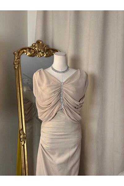 vanus fashion 6007-فستان ميدي