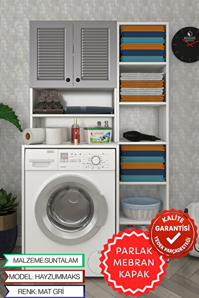 Kenzlife membran çamaşır makinesi dolabı hayzummaks gribyz panjur 180*66*55 m...