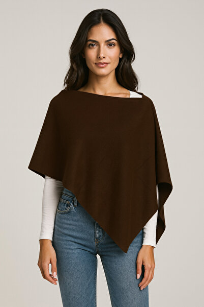 Sebir Moda معطف تريكو أكريليك بقصة غير متماثلة