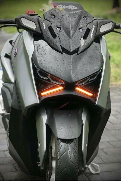 MotoFolyocum Yamaha Xmax Far Filmi Turuncu