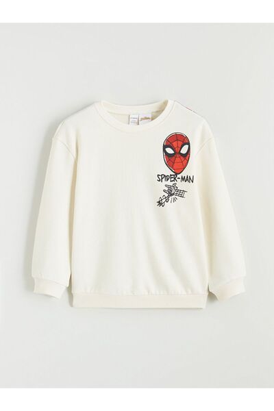 LC Waikiki Hanorac pentru băieți cu imprimeu Spider-Man LCW Kids