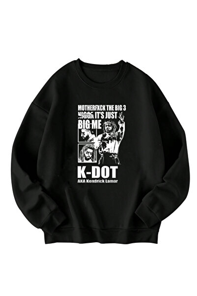 SVART WEAR Φούτερ Unisex Kendrick Lamar με τύπωμα oversized