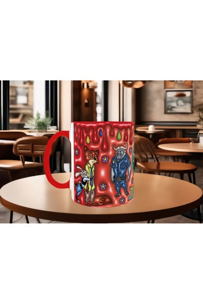 Mugs and love Zootopia zootropolis baskı kaliteli porselen kupa