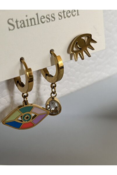 BİJUKO TAKI Stilinizi Parlatın أقراط ماتسوغي مكونة من 3 قطع - تصميم أقراط بأش...