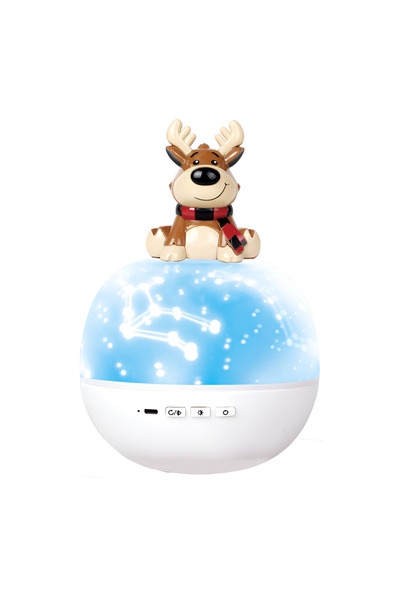 OEM 2 in 1 Projector Lamp Ren – 6 Interchangeable Films, 360° Projection, Night Light, 18.5 cm