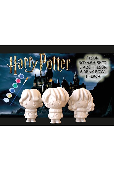 nihonwosekai Harry Potter 3 Adet Figür Boyama Seti Hediye Etkinlik