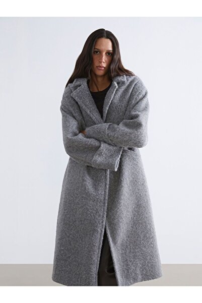 LC Waikiki Lcw Vision Jacket Collar Women's Stamp Coat