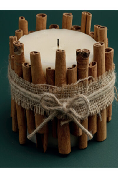 Generic Cinnamon Wrap Soy Candle 450g – 100% Cotton Wick – Cinnamon & Vanilla – Warming Gatherings ✅