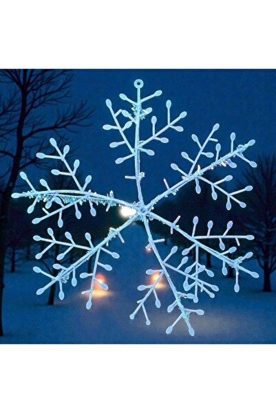 Kuzey 6 قطع كبيرة الحجم من ندف الثلج البيضاء 28 سم، زينة شجرة عيد الميلاد، دي...