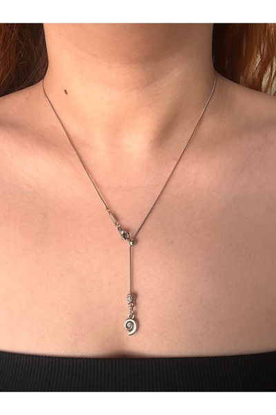 sevvelry Spiral model asansör kolye