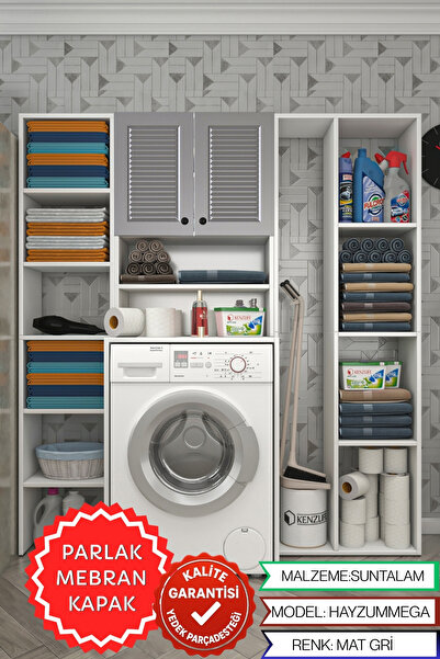 Kenzlife membran çamaşır makinesi dolabı hayzummega gribyz panjur 180*156*55 ...