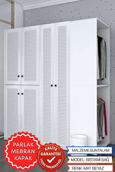 Kenzlife membran çamaşır-kurutma makinesi dolabı ve giysi dolabı bistami sağ ...