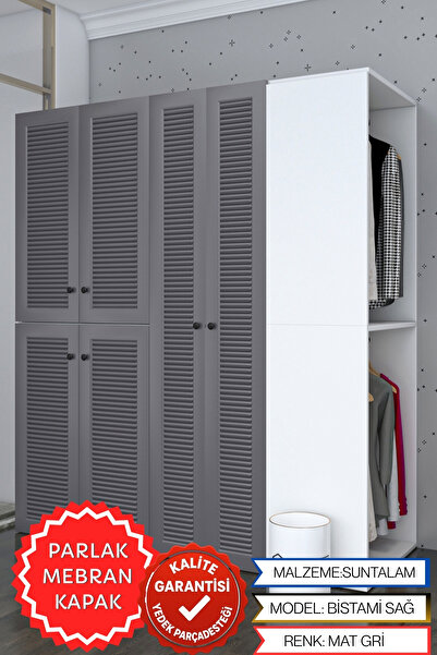 Kenzlife membran çamaşır-kurutma makinesi dolabı ve giysi dolabı bistami sağ ...