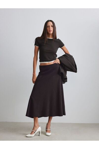 LC Waikiki Lcw Vision Elastic Waist A-Line Skirt