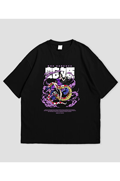 SVART WEAR تي شيرت ون بيس بوا هانكوك مطبوع قصة فضفاضة للجنسين