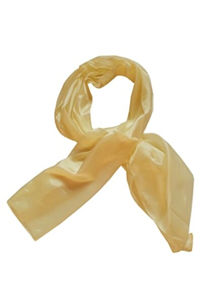 Lakshmi - Eșarfă de mătase, auriu deschis, 160 x 60 cm