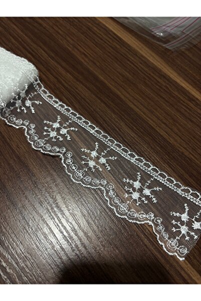 Butik Piyasa Güpür dantel meksika güpür ekru bant 9 metre top fiyatı imza