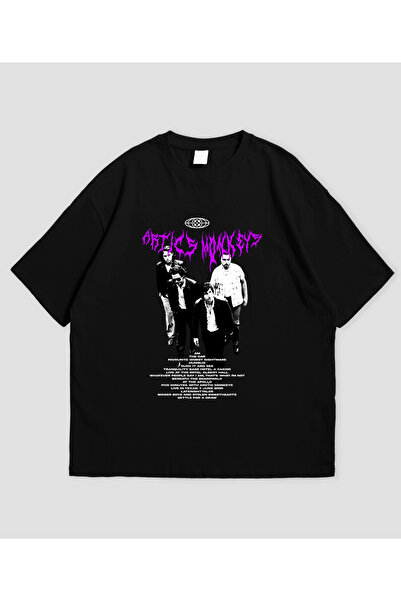 SVART WEAR Μπλουζάκι Unisex με στάμπα Artic Monkeys σε μεγάλο μέγεθος