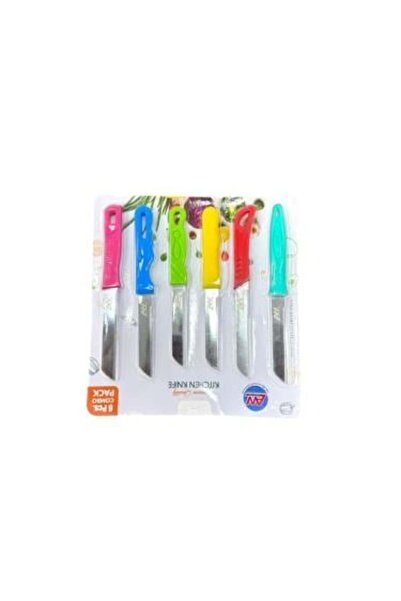 Descreation Al-Wisam Fruit Knife Set 6 Pieces Multicolor