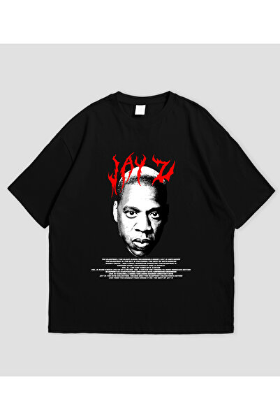 SVART WEAR Jay Z cu imprimeu supradimensionat Unisex tricou