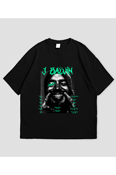 SVART WEAR Μπλουζάκι J Balvin με τύπωμα oversized Unisex